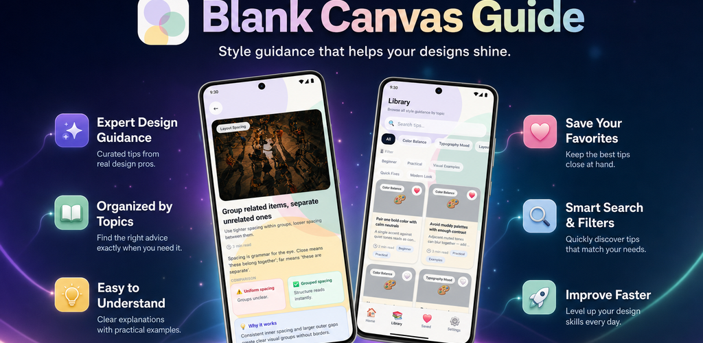 Blank Canvas Guide promotional banner